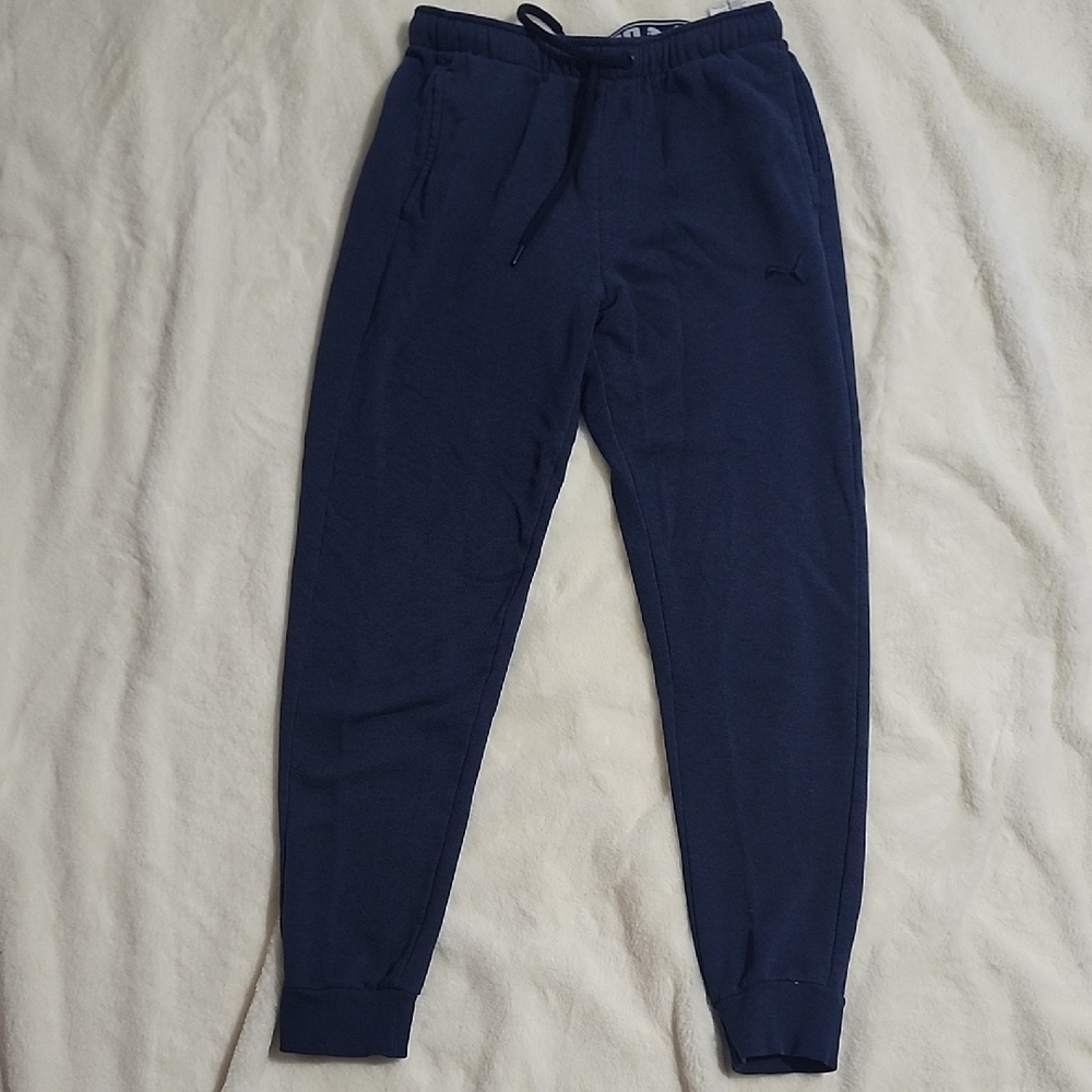Puma Men's Navy Jogger Pants M